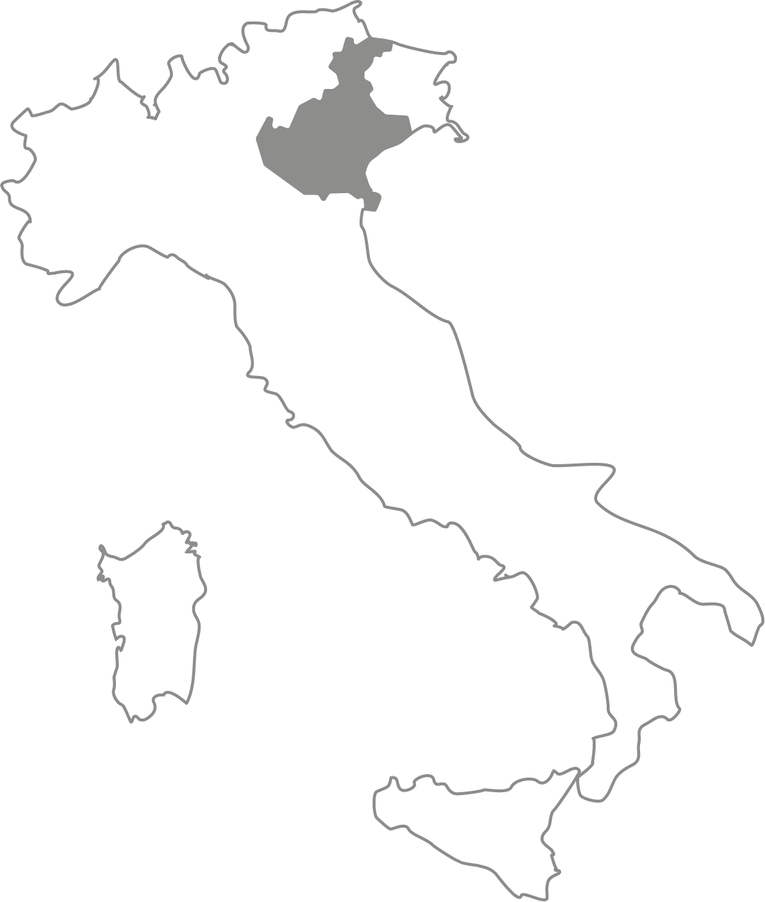 Veneto map
